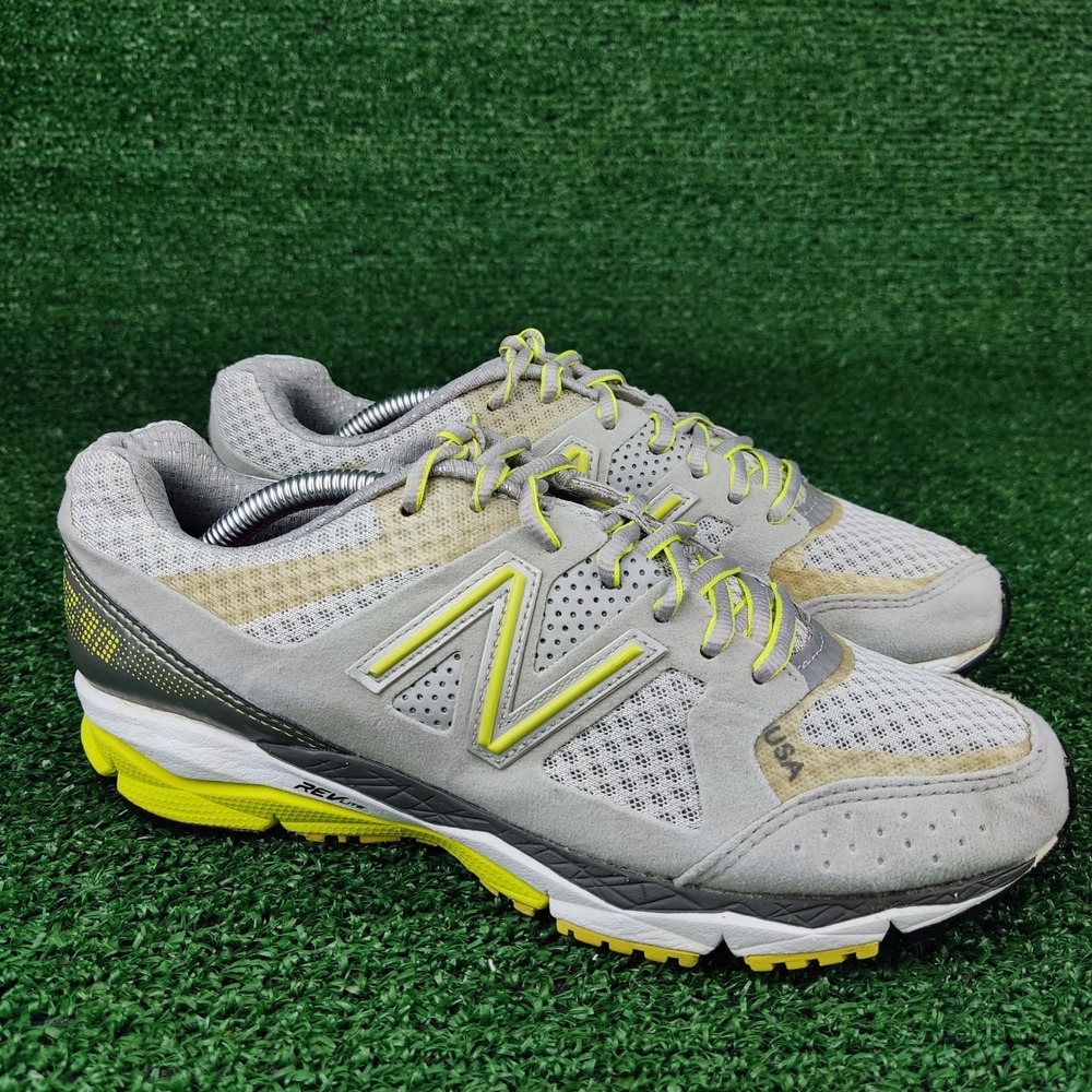 New Balance Running Shoes Womens 6.5 Grey 2040v3 W2040GL3 Made in USA Mesh Suede